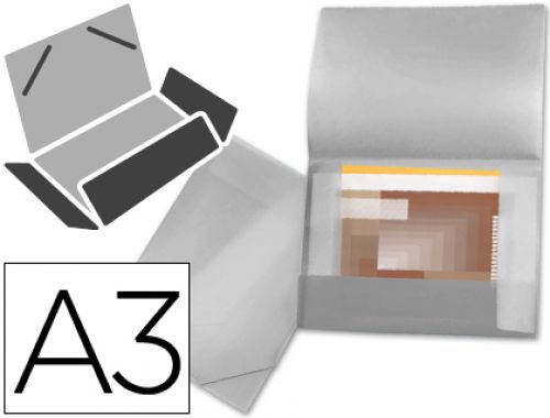 Pasta liderpapel portadocumentos abas polipropileno din a3 transparente lombada flexivel , Liderpapel , 32830 , 4710581448042